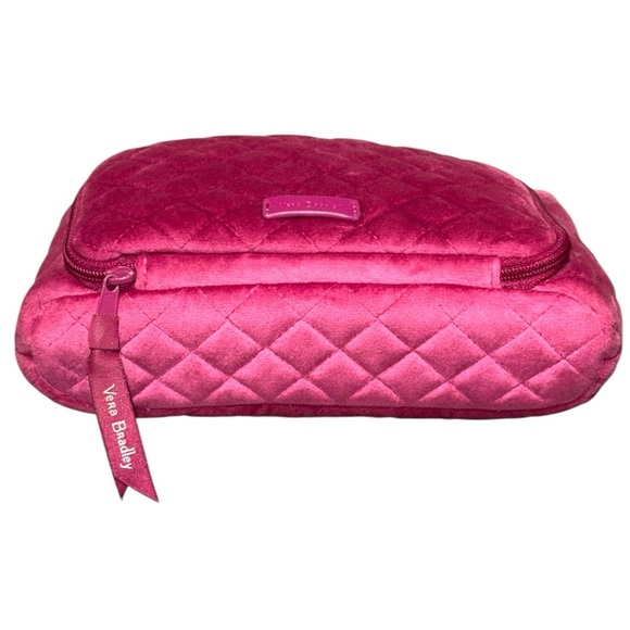 Vera Bradley ‘Flower Shower’ Tote Set + Rosy Orchid Pink Cosmetic Bag & Wallet - Picture 12 of 15